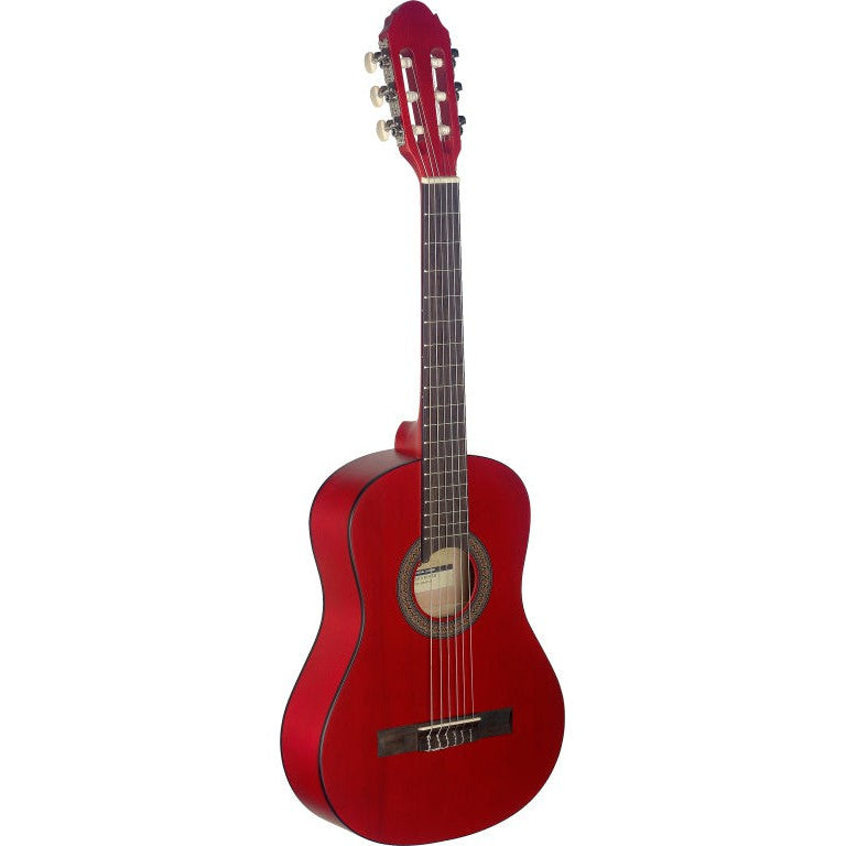 C410MRED 1/2 Linden Classic Guitar/Red