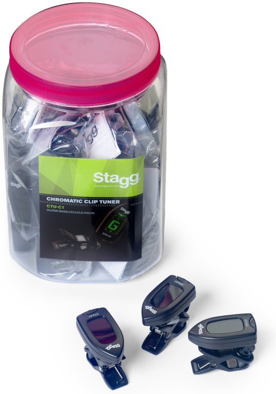 CTU-C1-30 Clip Tuner Chromatic / 30Pcs