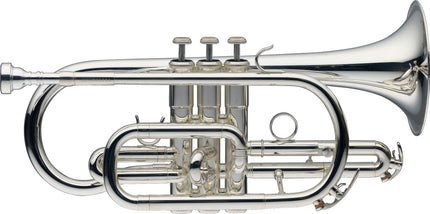 LV-CR5201 Bb Cornet,Silver Plated+Sc  .