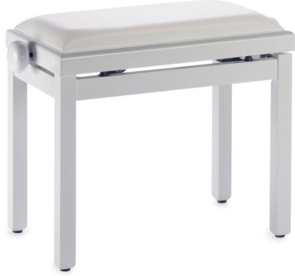 PB39WHPSWH White Bench Highgl+Wh Vinyltop