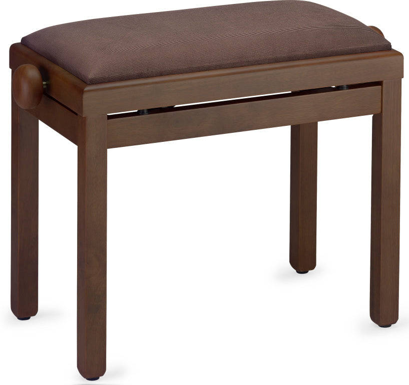 PB39WNDMVBR D Walnut Bench Mat+Br Velv Top