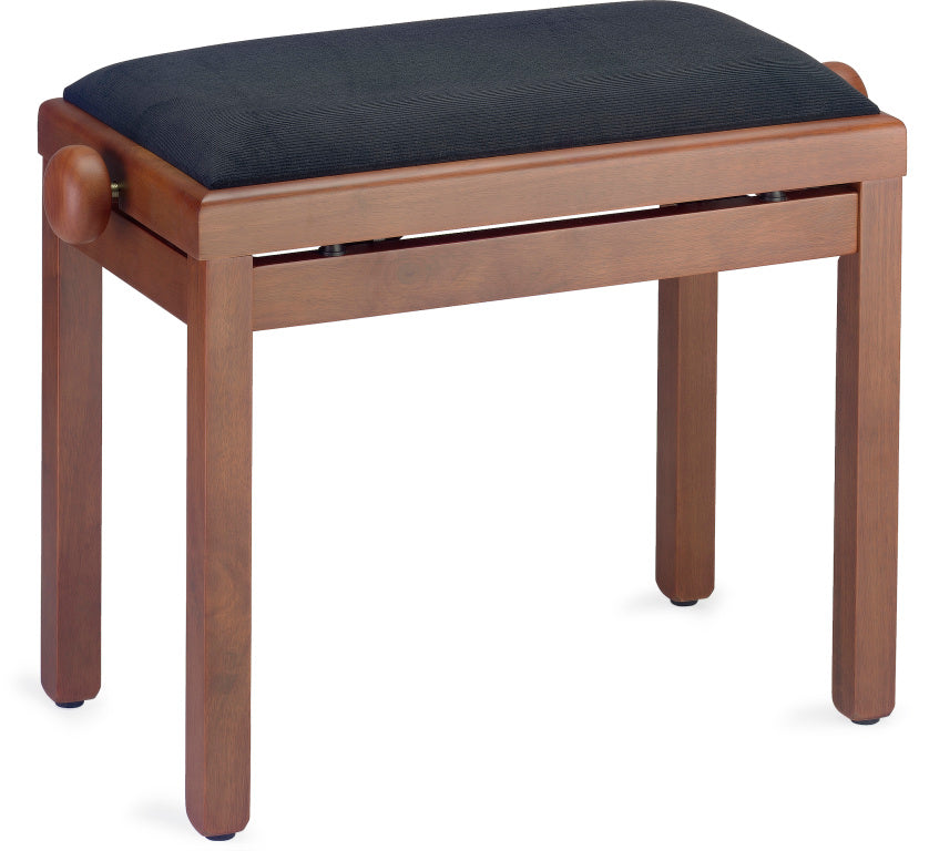 PB39WNLMVBK Walnut Light Bench Mat+Bk Vel