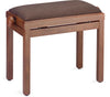 PB39WNLMVBR Walnut Light Bench Mat+Br Vel