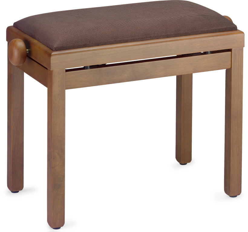 PB39WNMVBR Walnut Bench Mat+Br Velvet Top