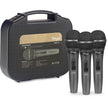 SDMP15-3 3Xdyn Mic Plast+Cbl Xlr/Plug