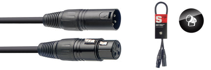 SDX0,5-3 0,5M/1,6F Dmx Cbl Xlrf-Xlrm 3P