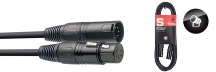 SDX3-5 3M/10Ft Dmx Cable Xlrf-Xlrm 5P
