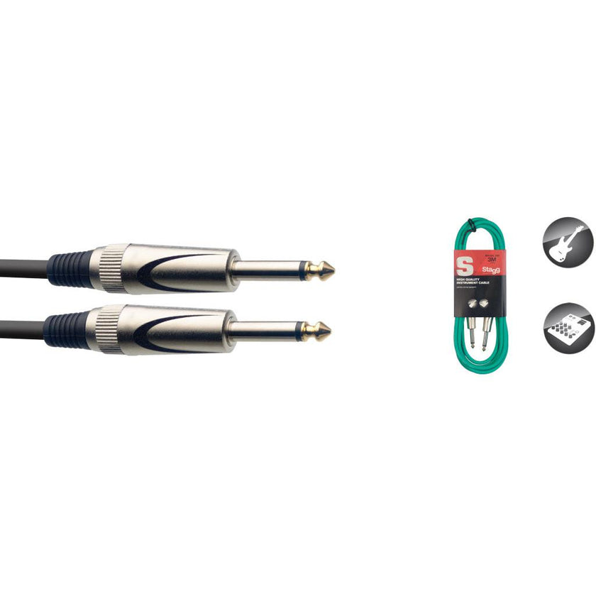 SGC3DLCGR 3M/10F Green Instrument Cbl-Dl