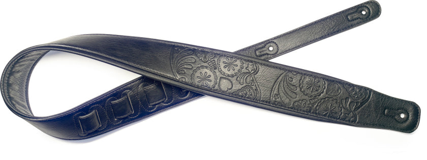 SPFL30MEXBLK Pad.Leath-Style Mex Skul-Black