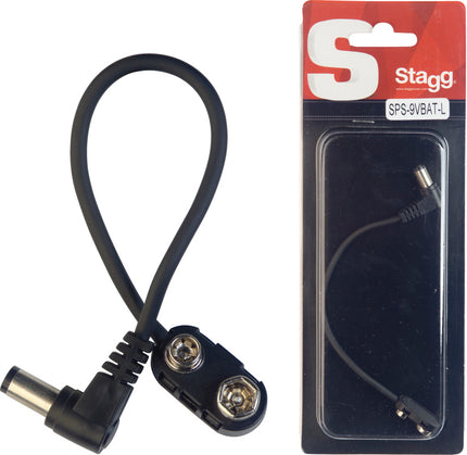 SPS-9VBAT-L 15Cm Dc Powercbl Male L-Bat.9V