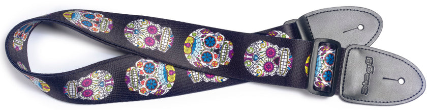 STEMEXSK1 Terylene Strap Mex Skull