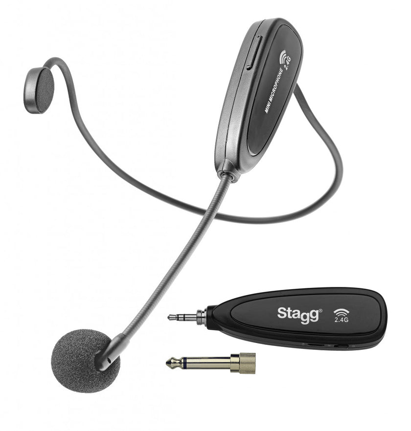 SUW12H-BK 2.4GHZ WIRELESS HEADSET SET