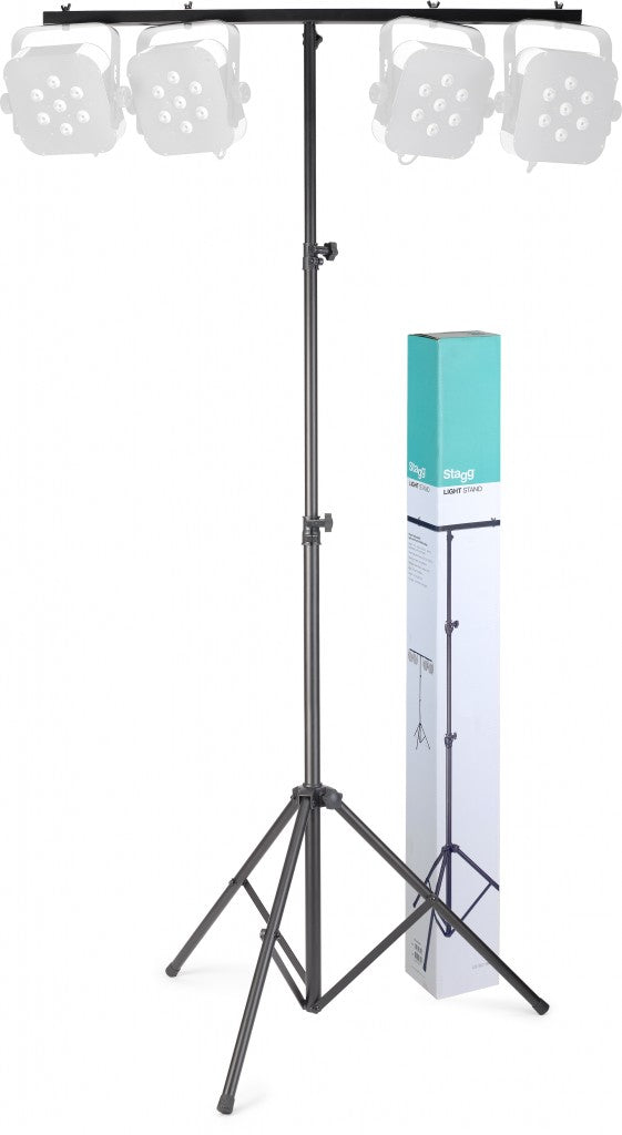 LIS-0822BK BLACK ONE TIER LIGHT STAND