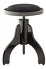 PS35BKPVBK Black Pianostool Black Velvet