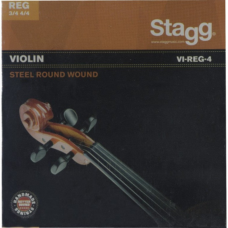 VI-REG-4 Viol.Str.Set/Steel/Reg-3/4/4