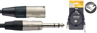 NAC1PSXMR 1M/3F Audio Cbl Xlrm-St Plg Dl