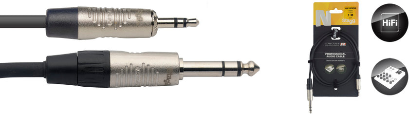 NAC1MPSPSR 1M/3Ft Audio Minst.Pl-St.Pl Dl