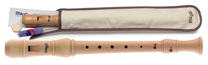 REC3-GER/WD Recorder Sopr.German.Maple.Bag