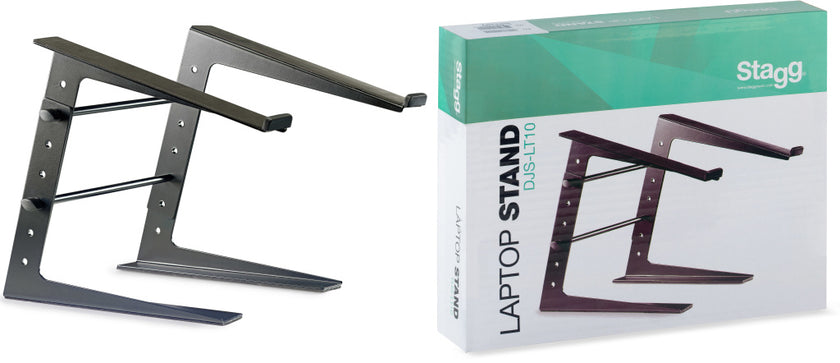 DJS-LT10 Dj Pro Stand F.Laptop-Metal.Bk