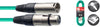 SMC6CGR 6M/20F Green Mic Cbl Xlrf-Xlrm