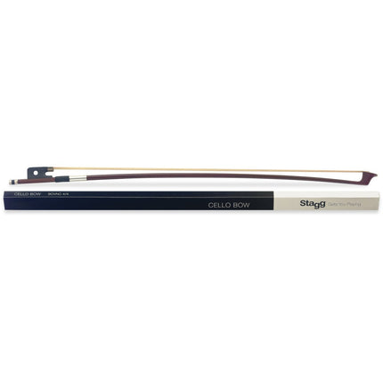 BOVNC4/4 4/4 Cello Bow With Horsehair