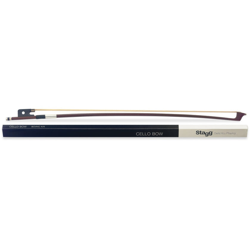 BOVNC4/4 4/4 Cello Bow With Horsehair