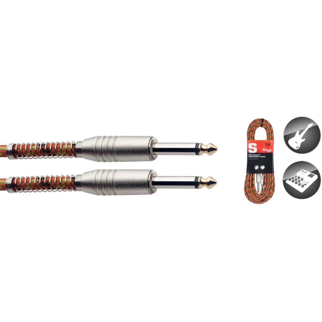SGC6VTOR 6M/20Ft Vintweed Cable-Orange
