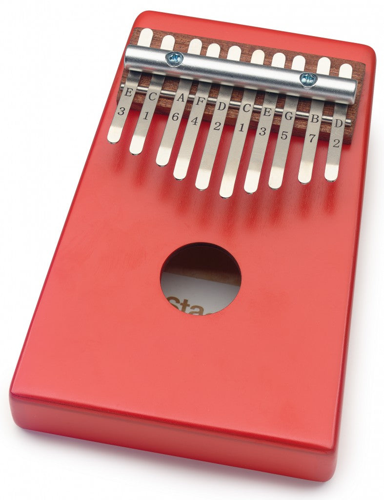 KID KALIMBA 10 KEYS RED