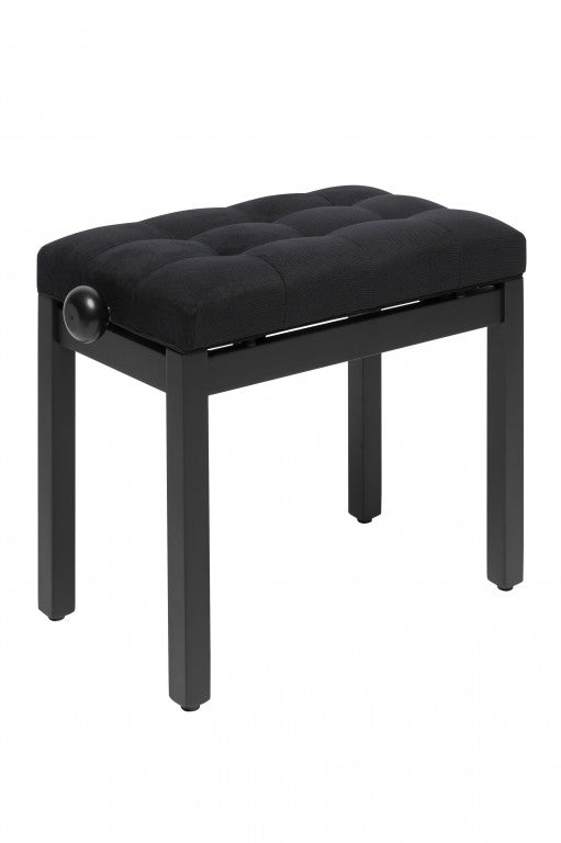 PB36BKMVBK Black Pianobench Mat+Velvettop