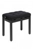 PB36BKMVBK Black Pianobench Mat+Velvettop