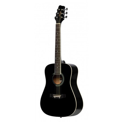 SA20D3/4LH-BK 3/4 Dreadnought Ac.Gt.Lfthd Bk