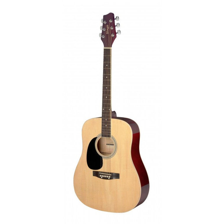 SA20D3/4LH-N 3/4 Dreadnought Ac.Gt.Lfthd Bk