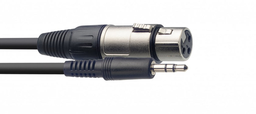 SAC3MPSBXF 3M/10F Audio Min.St.Plug-Xlrf