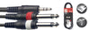 SYC1/MPSB2PE 1M/3Ft Split Mld Minst.Pl-2Plg