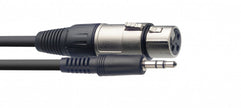 SAC1MPSBXF 1M/3Ft Audio Min.St.Plug-Xlrf