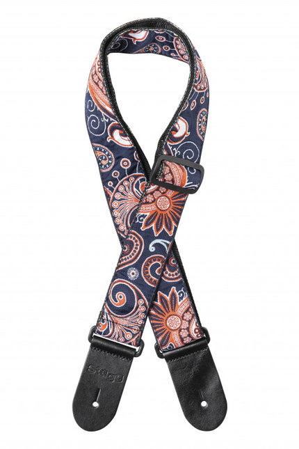 SWO-PSLY2RED Woven Strap Paisley2 Red