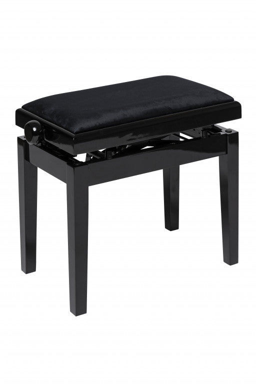 PBH390BKPVBK Black Hydro Bench Hglss+Vel Bk