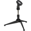 MIS-1000BK Desktop Mic Stand/Tripod+Clamp