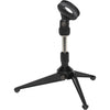 MIS-1000BK Desktop Mic Stand/Tripod+Clamp