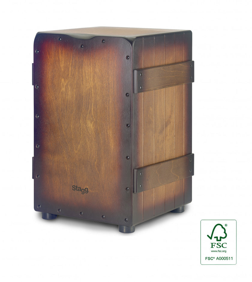 CAJ-CRATE-SBB Sunburst Brown Crate Cajon