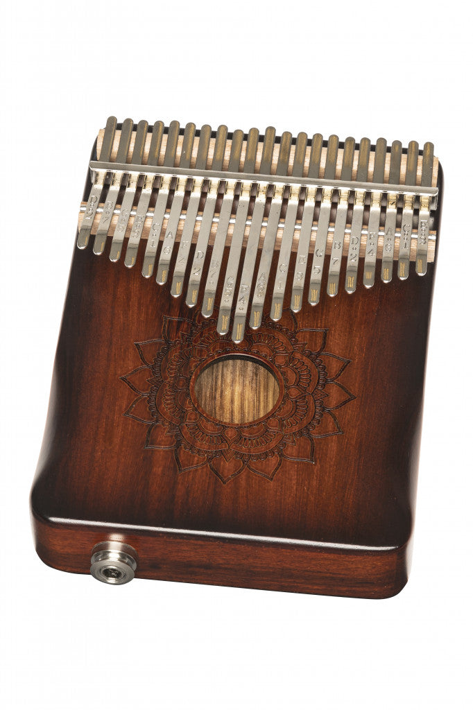 KALI-PRO21E-ZE Zebra Wood E-Kalimba 21 Keys