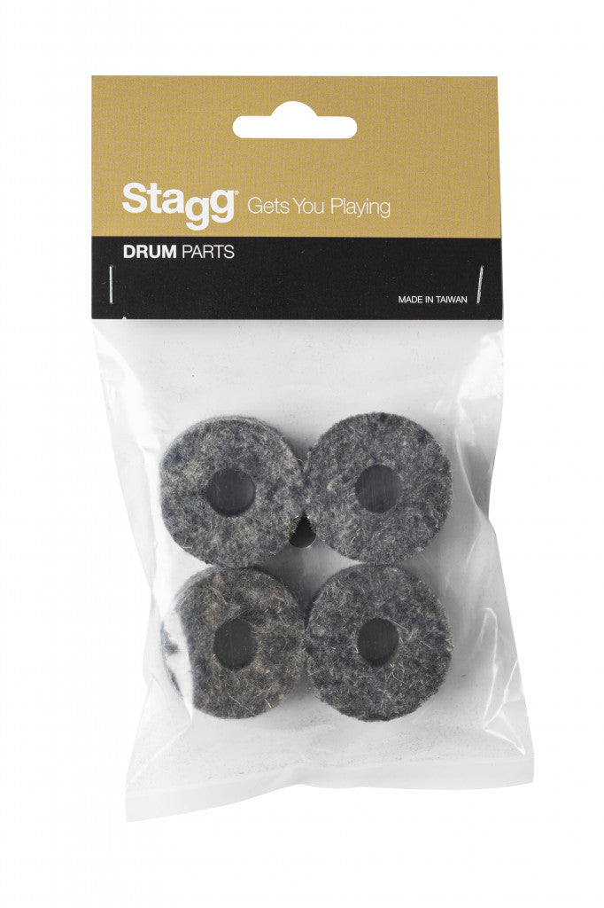 SPRF4-4 4 Pcs 20Mm Cymbal Felt Washer