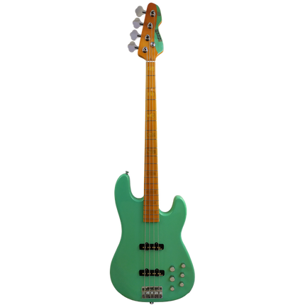 MB GV 4 Gloxy Bass Surf Green CR MP incl DLX Gigbag
