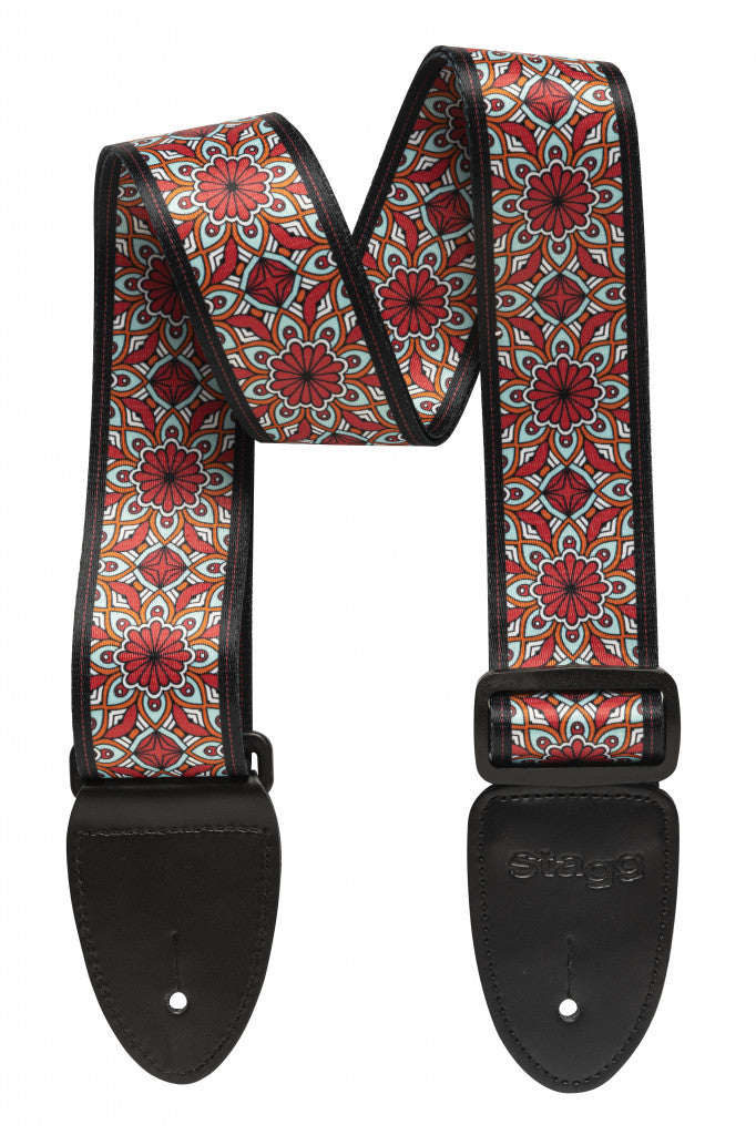 STEMANDALARED TERYLENE STRAP MANDALA Red