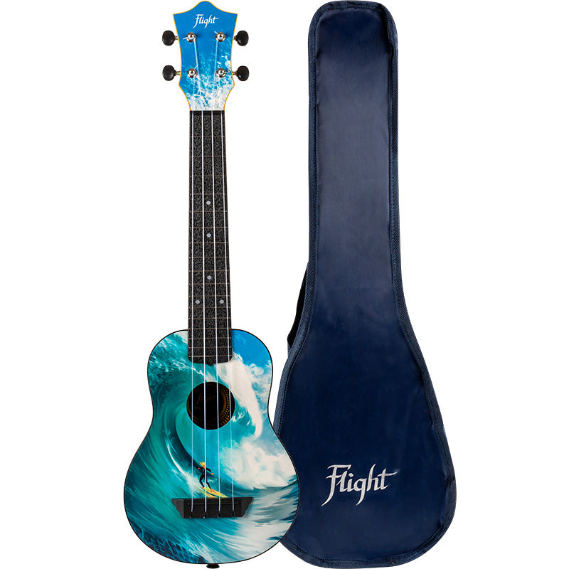 Flight TUSL-25 SURF  Travel Soprano Longneck