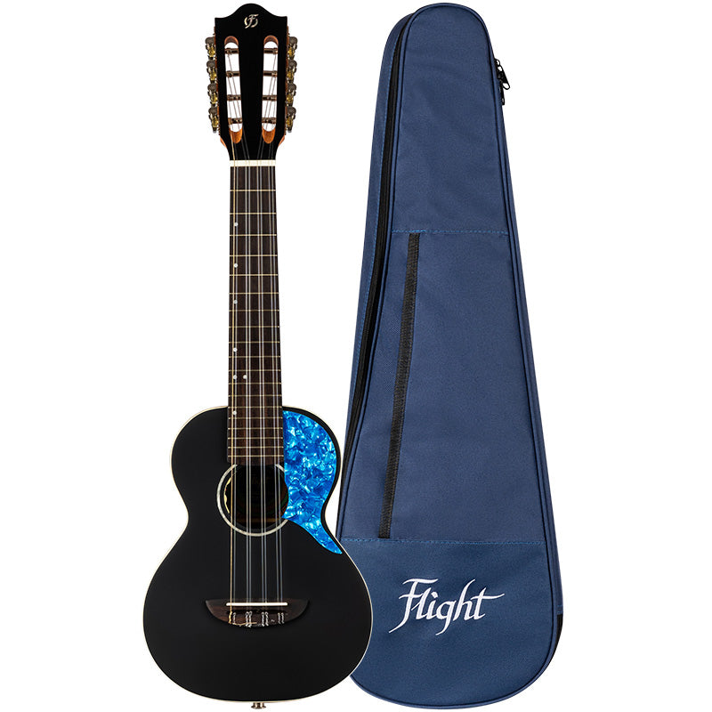 Flight IRIS 8 Tenor EQ-A BK Tenor Solid Top