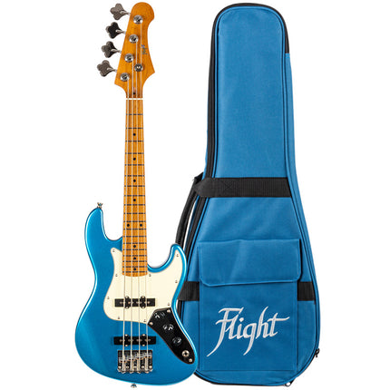 Flight Mini JB Bass LPB Electric solid body Blue