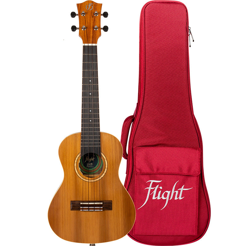 Flight LEIA CE  Concert Solid Top Thinline