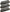 Set, SCR-1 Cool Rails for Strat Black