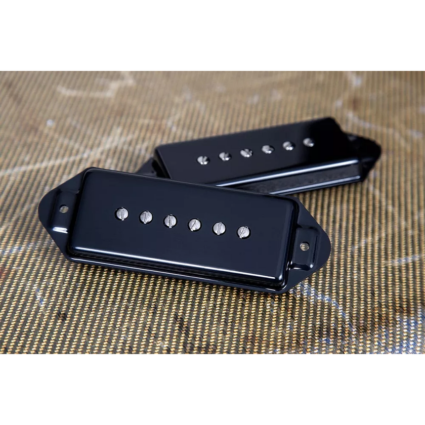 Set, P90 Silencer Dog Ear Vntg Blk